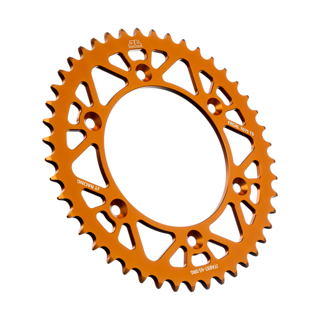 JT Racelite Ultra Lightweight Black Aluminium Rear Drive Sprocket (JTA 897.45ORG)