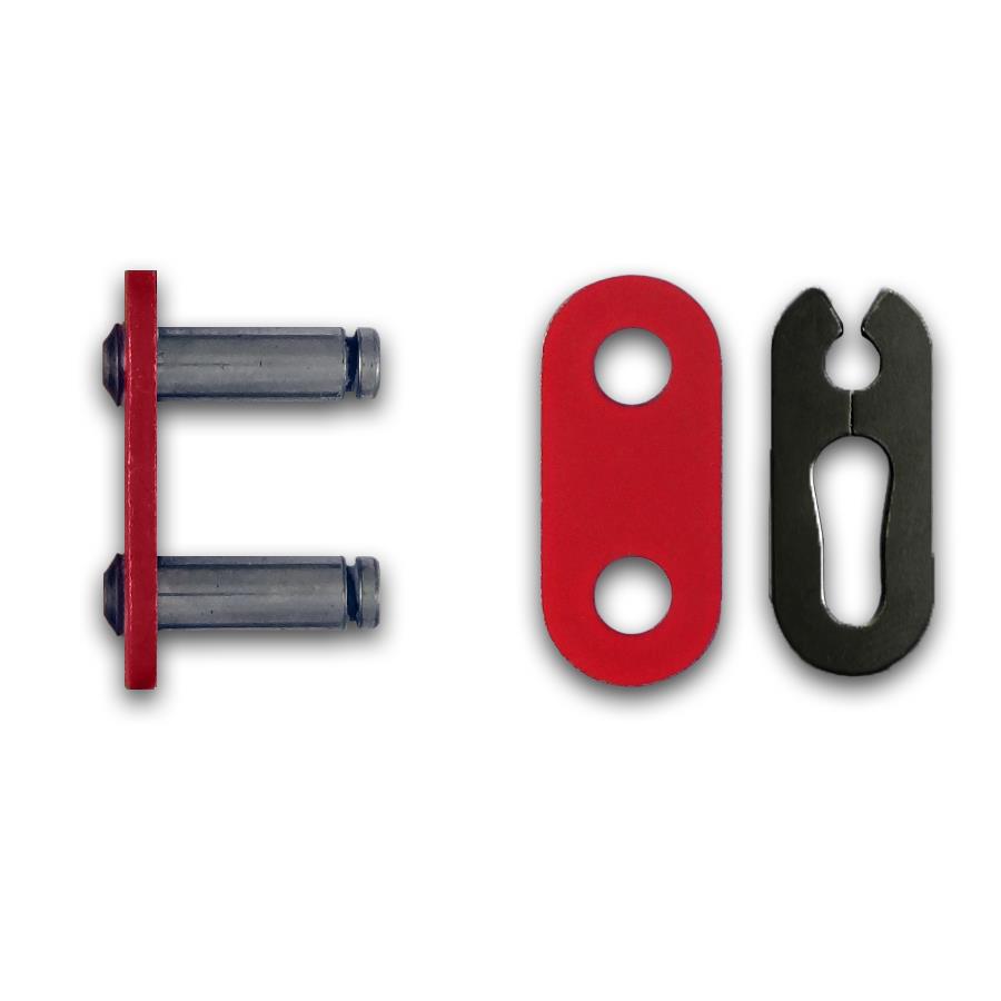 RK Chain Link 420 Red Clip/Split Connecting Link
