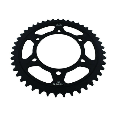 JTR1876 Black Edition Induction Hardened ZBK Motorcycle Sprocket 45 Teeth (JTR 1876.45)