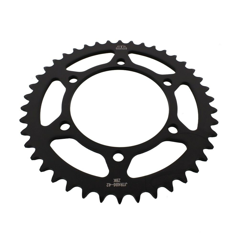 JTR486 Black Edition Induction Hardened ZBK Motorcycle Sprocket 43 Teeth (JTR 486.43)