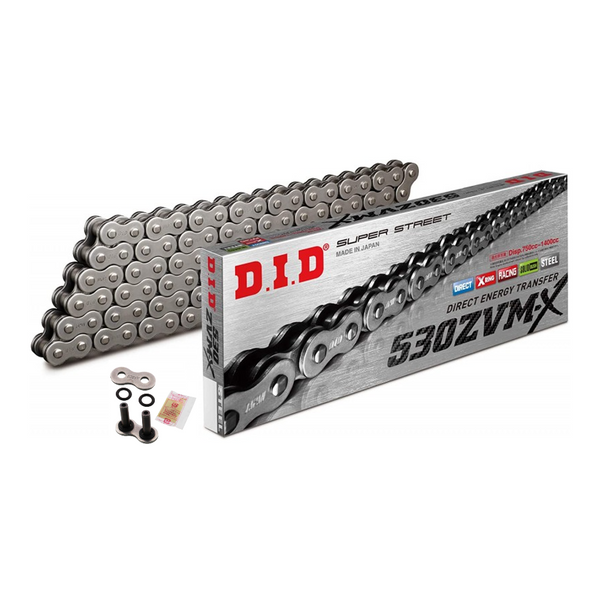 DID 530 ZVMX Super Heavy Duty X-Ring Gold Motorcycle Drive Chain – 118 Links