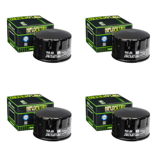 Bundle of 4 Hiflo Filtro HF896 Premium Oil Filters