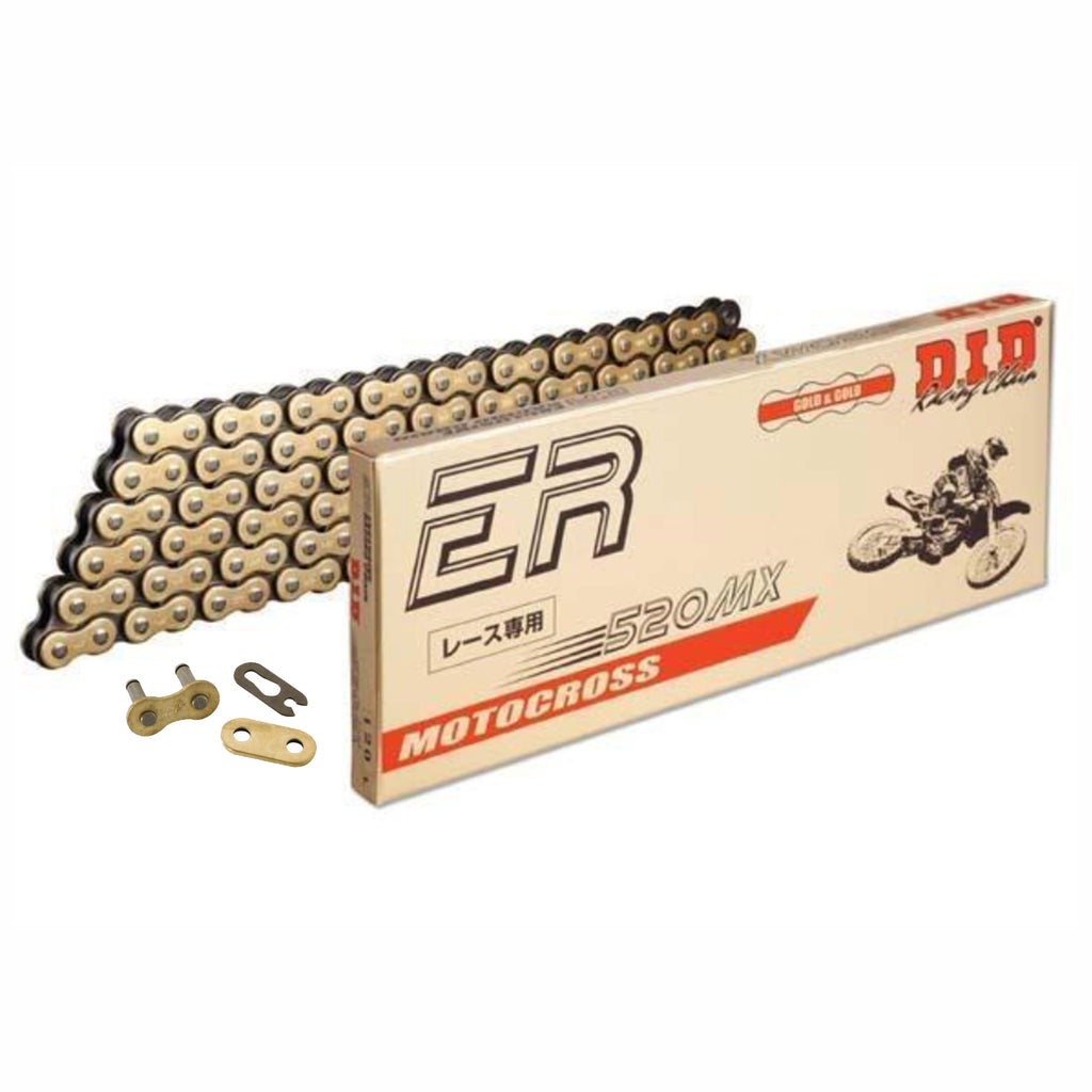 DID 520 MX Pro Grade Motocross Chain Gold 520MXGB 120 (RJ)