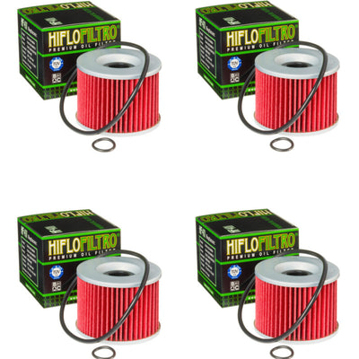 Bundle of 4 Hiflo Filtro HF401 Premium Oil Filters