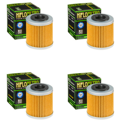 Bundle of 4 Hiflo Filtro HF563 Premium Oil Filters