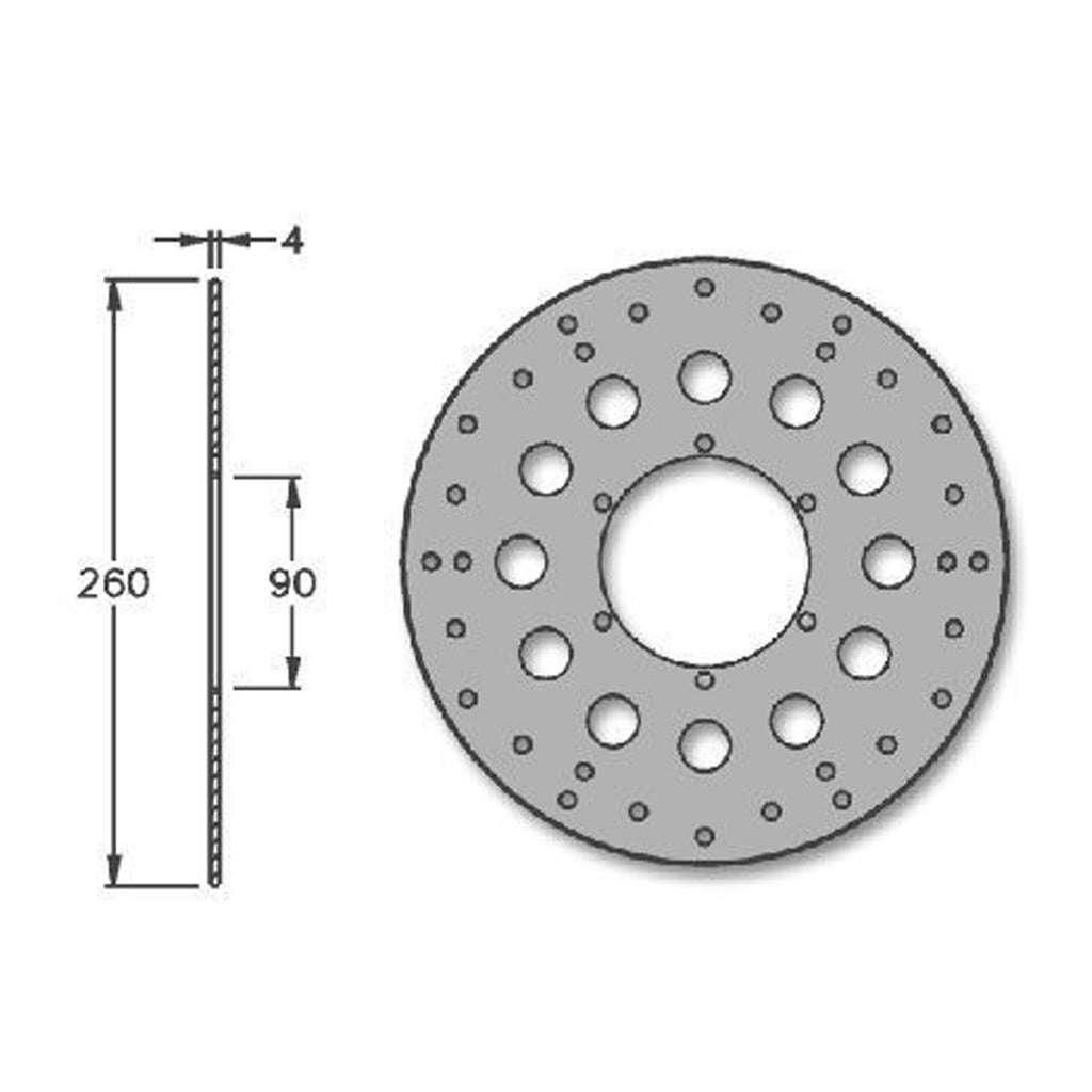 IGM Silver Front Brake Disc 2005-0319