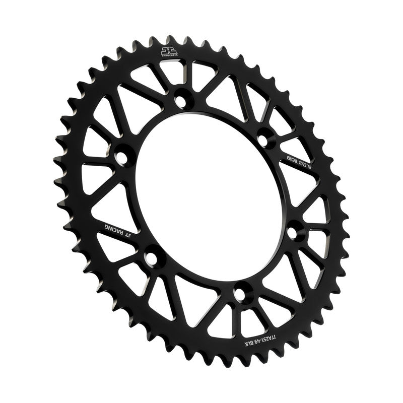 JT Racelite Ultra Lightweight Black Aluminium Rear Drive Sprocket (JTA 251.49BLK)