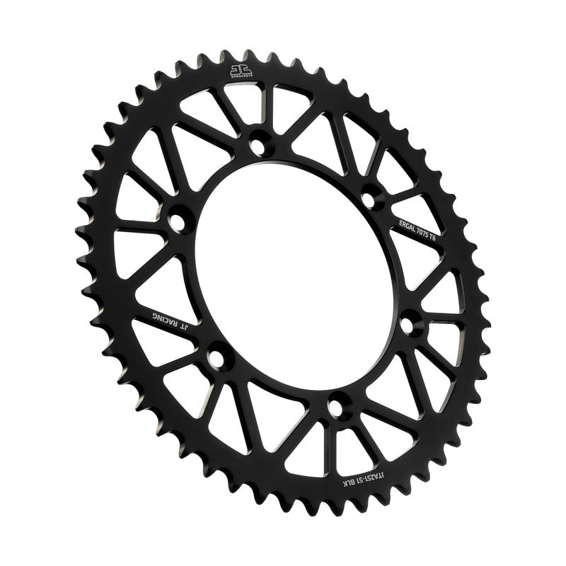 JT Racelite Ultra Lightweight Black Aluminium Rear Drive Sprocket (JTA 251.51BLK)