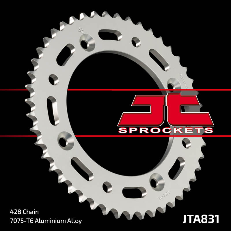JTA831 Rear Alloy Drive Motorcycle Sprocket 47 Teeth (JTA 831.47)
