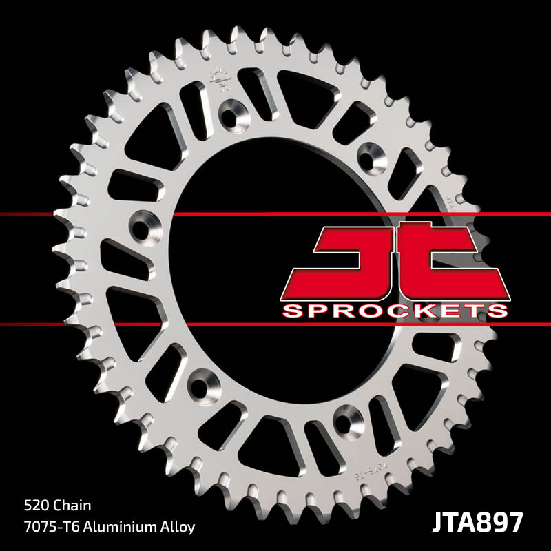 JTA897 Rear Alloy Drive Motorcycle Sprocket 51 Teeth (JTA 897.51)