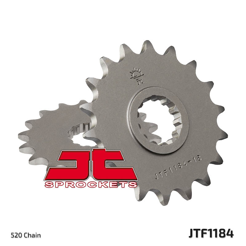 JTF1184 Front Drive Motorcycle Sprocket 18 Teeth (JTF 1184.18)