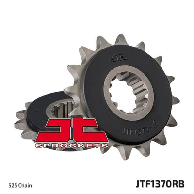 JTF1370 Rubber Cushioned Front Drive Motorcycle Sprocket 15 Teeth (JTF 1370.15 RB)