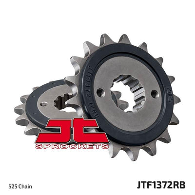 JTF1372 Rubber Cushioned Front Drive Motorcycle Sprocket 17 Teeth (JTF 1372.17 RB)