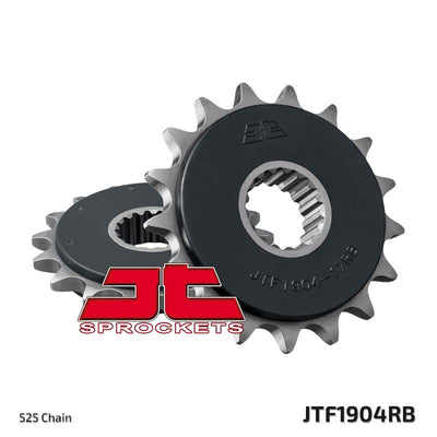 JTF1904 Rubber Cushioned Front Drive Motorcycle Sprocket 16 Teeth (JTF 1904.16 RB)