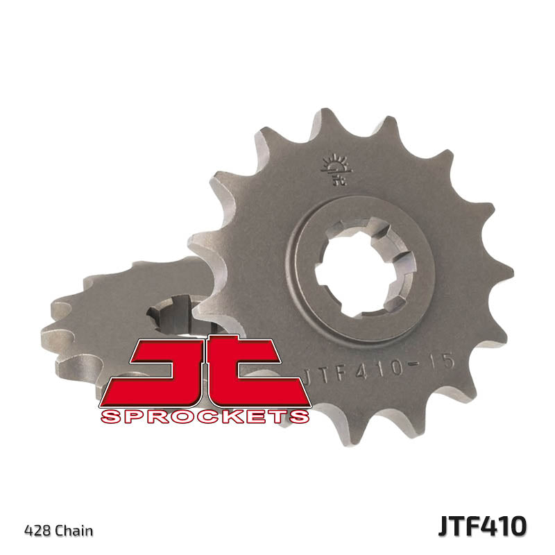 Front Motorcycle Sprocket for Hyosung_125 Cruise II_97-98, Hyosung_GA125 Cruise II Classic_99-01, Hyosung_GA125 Cruise II De Luxe_99-01, Hyosung_GF125_98-03, Hyosung_GT125 Comet_09, Hyosung_GT125 Naked_03-08, Hyosung_GT125 R Comet_09-12, Hyosung_GT125 R EFI_12, Hyosung_GT125 R Supersport_06-08, Hyosung_GT125_10-12, Hyosung_RX125 D_07-10, Hyosung_RX125 D_11, Hyosung_XRX125 Funduro_07-08, Hyosung_XRX125 SM_07-08, Hyosung_XRX125_99-06, Suzuki_TU125 XT_99-00, Suzuki_VL125 Intruder LC_00-07
