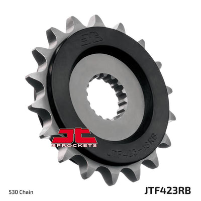 JTF423 Rubber Cushioned Front Drive Motorcycle Sprocket 18 Teeth (JTF 423.18)