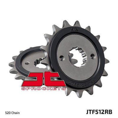 JTF512 Rubber Cushioned Front Drive Motorcycle Sprocket 16 Teeth (JTF 512.16 RB)