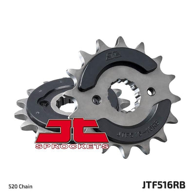 JTF516 Rubber Cushioned Front Drive Motorcycle Sprocket 16 Teeth (JTF 516.16 RB)