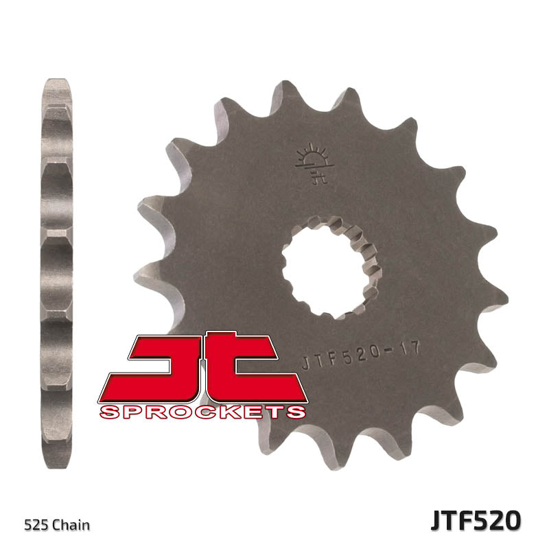 Front Motorcycle Sprocket for Cagiva_1000 Navigator_01-05, Kawasaki_ZR-7 (ZR750 F1-F5)_99-04, Kawasaki_ZR-7S (ZR750S H1-H3)_01-04, Kawasaki_ZX-7R (P1-P8) Ninja_96-03, Kawasaki_ZX-7RR (N1-N2) Ninja_96-99, Suzuki_GSR600 B Yoshi_10, Suzuki_GSR600 K6 K7 K8 K9 L0_06-10, Suzuki_GSX-R600 L1 L2_11-12, Suzuki_GSX-R600 V_97, Suzuki_GSX-R600 W X Y_98-00, Suzuki_GSX-R600_01-05, Suzuki_GSX-R600_06-10, Suzuki_GSX-R750 L1_11, Suzuki_GSX-R750 WW X FI SRAD_98-99, Triumph_675 Daytona R_11-12, Triumph_675 Daytona_06-12, Trium