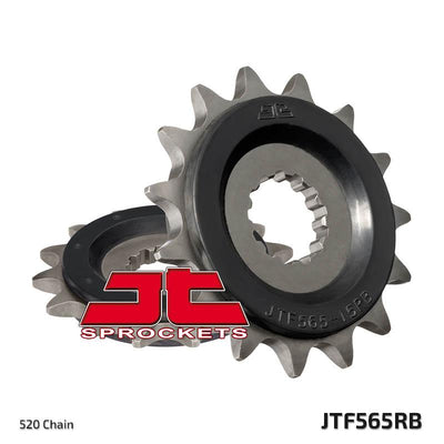 JTF565 Rubber Cushioned Front Drive Motorcycle Sprocket 15 Teeth (JTF 565.15 RB)