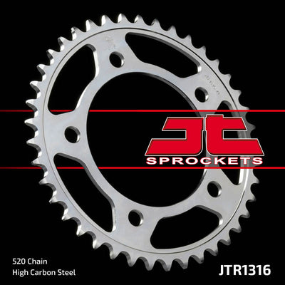 JTR1316 Rear Drive Motorcycle Sprocket 39 Teeth (JTR 1316.39)