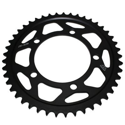 JTR7 Black Edition Induction Hardened ZBK Motorcycle Sprocket 45 Teeth (JTR 7.45)