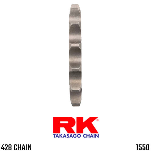 RK C3031 Front Drive Motorcycle Sprocket 14 Teeth (JTF1550.14)