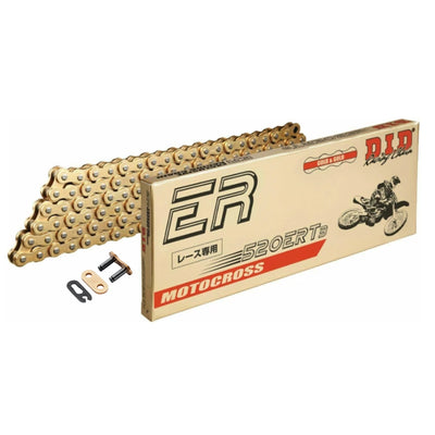 DID 520 ERT3 Ultra Lightweight Motocross Chain Gold 520ERT3GG 114 (RJ)