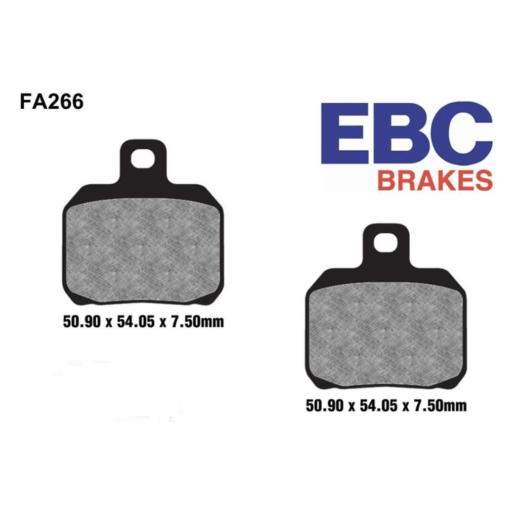 EBC Organic Rear Brake Pads FA266
