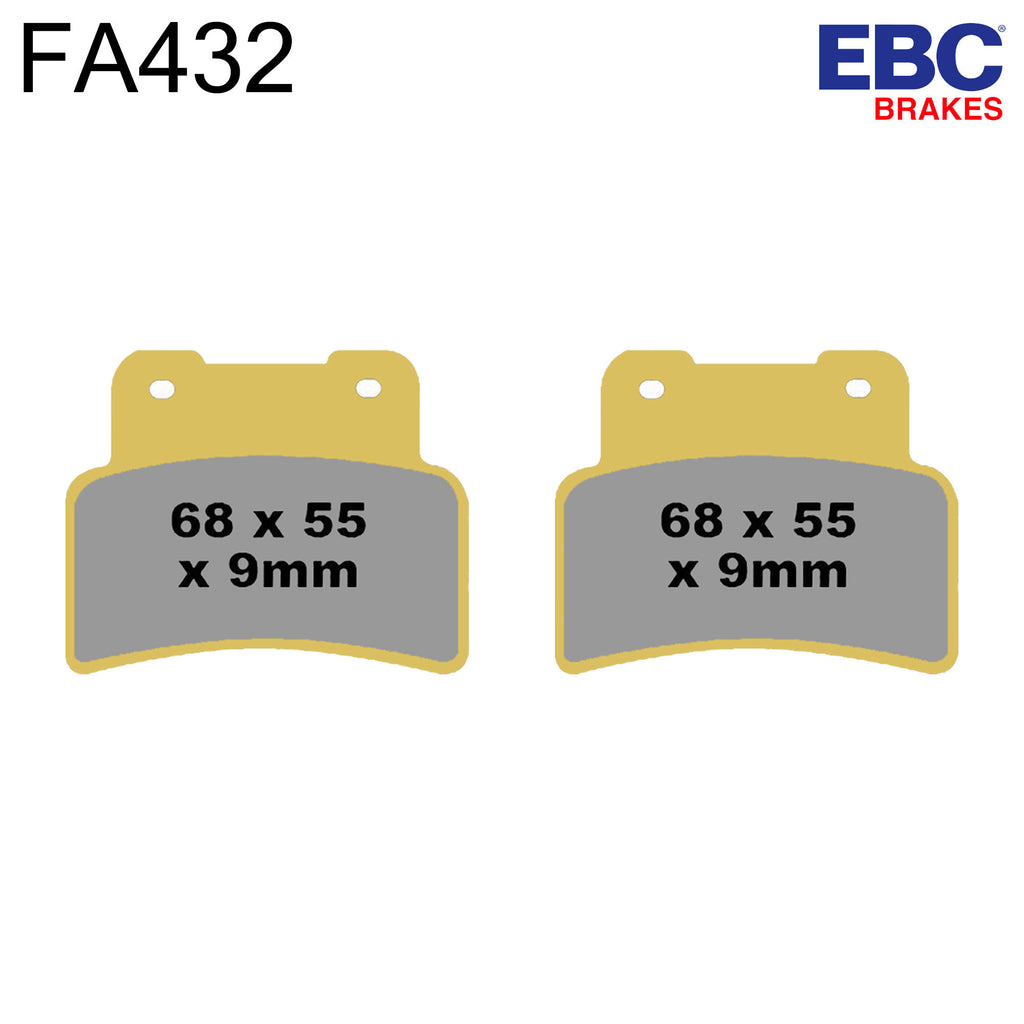 EBC Carbon Front Brake Pads FA432
