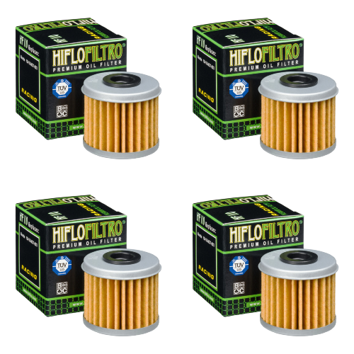 Bundle of 4 Hiflo Filtro HF110 Premium Oil Filters