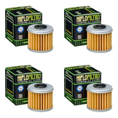 Bundle of 4 Hiflo Filtro HF110 Premium Oil Filters