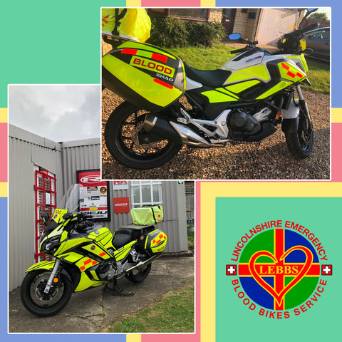 Supplying the Lincolnshire Emergency Blood Bikes