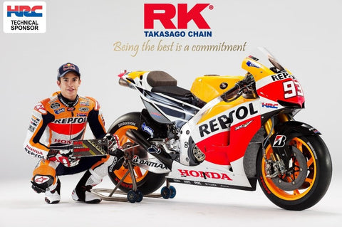 RK Chain for mini bikes, off road bikes, on road bikes, superbikes, actually all bikes ! #motogp