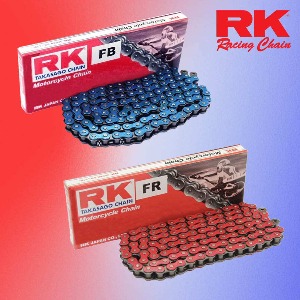 RK Chains in Red & Blue!