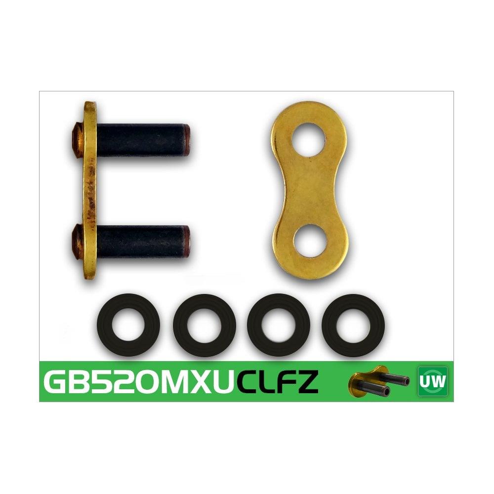 RK Chain Link 520 MXU Gold Rivet Connecting Link