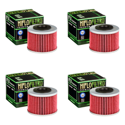 Bundle of 4 Hiflo Filtro HF510 Premium Oil Filters