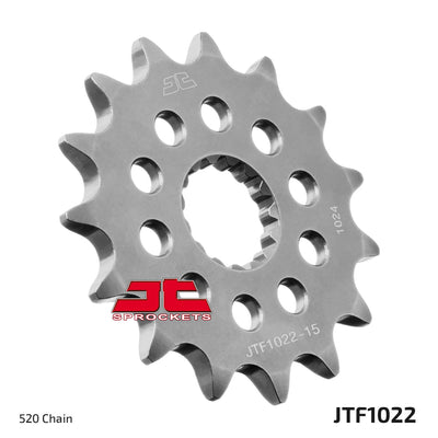 JTF1022 Front Drive Motorcycle Sprocket 15 Teeth (JTF1022.15)