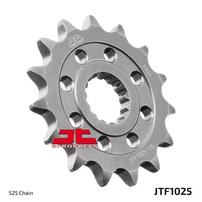 JTF1025 Front Drive Motorcycle Sprocket 15 Teeth (JTF1025.15)