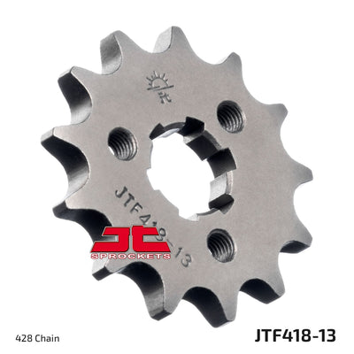JTF418 Front Drive Motorcycle Sprocket 13 Teeth (JTF418.13)