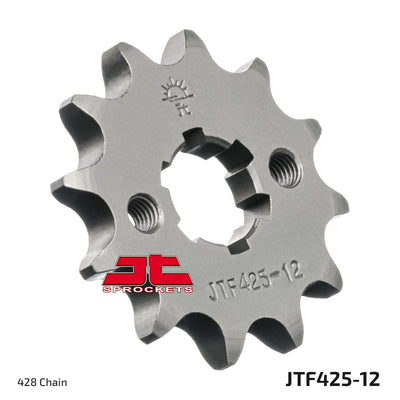 JTF425 Front Drive Motorcycle Sprocket 12 Teeth (JTF425.12)