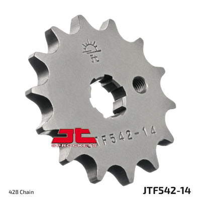 JTF542 Front Drive Motorcycle Sprocket 14 Teeth (JTF542.14)