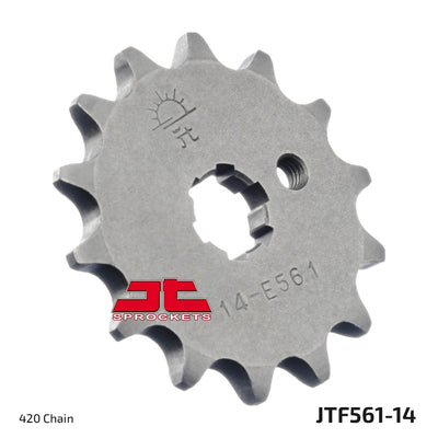JTF561 Front Drive Motorcycle Sprocket 14 Teeth (JTF561.14)