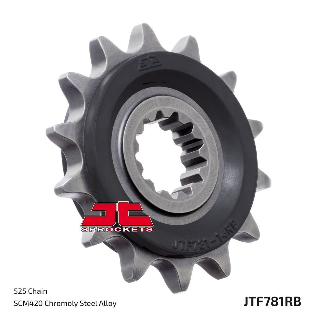 JTF781 Rubber Cushioned Front Sprocket 14Teeth (JTF781.14RB)