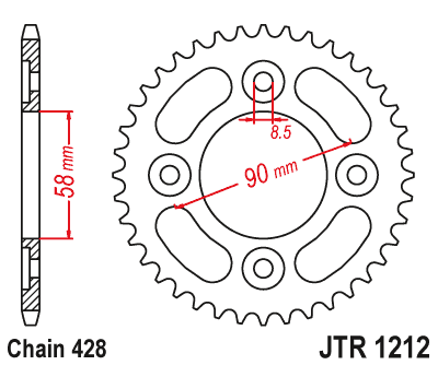 JT Sprockets Rear Steel 37-Tooth 420 Chain Sprocket For Honda Z50R 1979-1994 – Performance Aftermarket