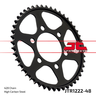 JTR1222 Rear Drive Motorcycle Sprocket 48 Teeth (JTR1222.48 )