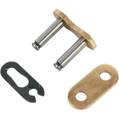 DID Drive Chain 420NZ Gold & Black Motocross Chain Split Clip Spring Connecting Link