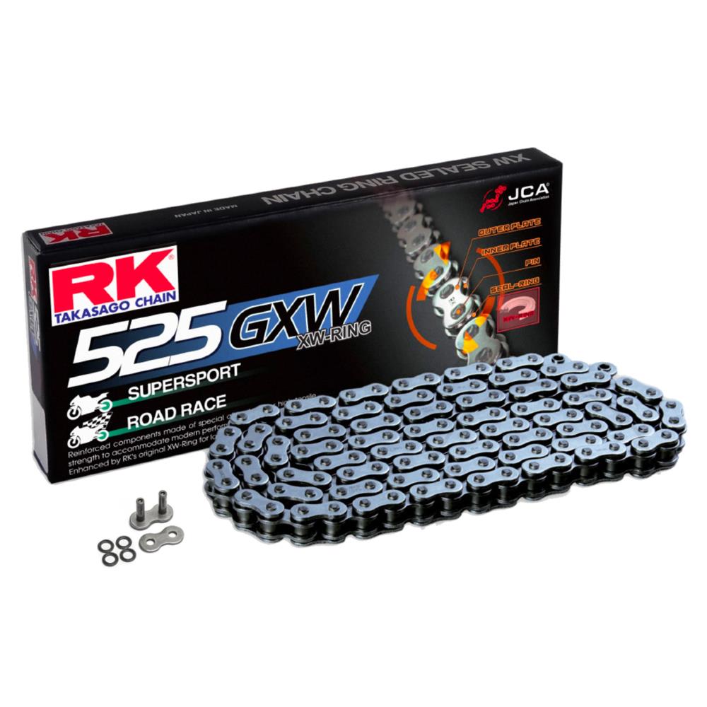 Motorcycle Chain RK XW-Ring Steel 525 GXW 120 (RL)