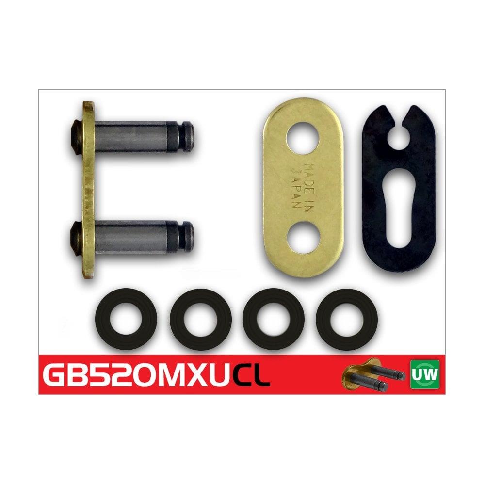 RK Chain Link 520 MXU Gold Clip/Split Connecting Link