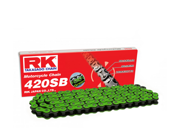 RK Green Chain (420-106 Connection for 44T Sprocket) – Chains and Sprockets
